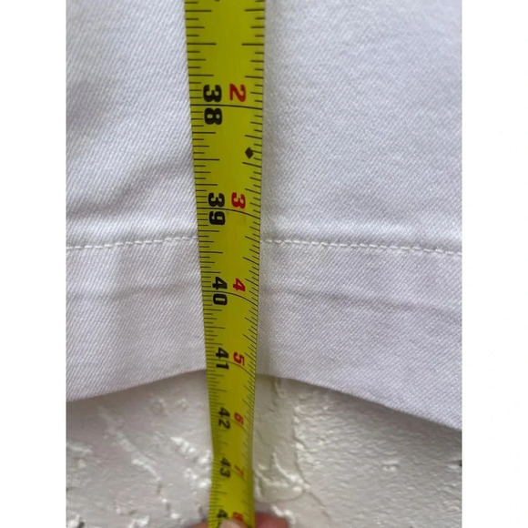Ann Taylor LOFT Womens Modern High Rise Wide Leg Trouser Pants White Sz 31/12 - Picture 7 of 12